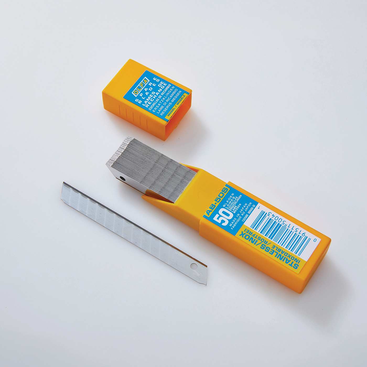 OLFA® AB50S Stainless Snap-Off Blades 9mm - 50 Pack